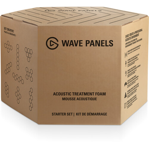 Elgato Wave Foam Panels Starter Set (Black) -  - Moon Media  online store Kingdom of Bahrain